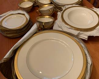 Lenox China  "Lowell"   6 @piece place Setting  $80 a setting  