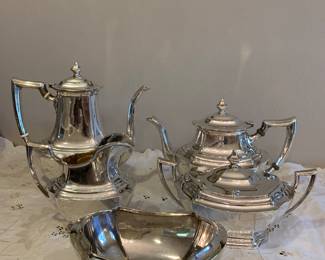 Sterling Tea Set R Wallce & sons Antique "The Washington