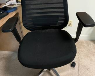 office chair on rollers