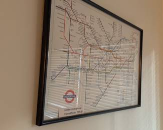 Framed London underground May