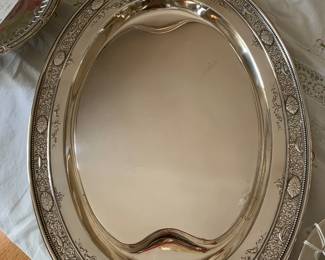 Sterling  large tray 2 0"x14.5   Gorham  1915 Grams heavy