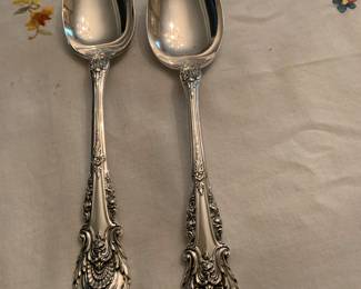 2@ Wallace serving spoons Sterling
