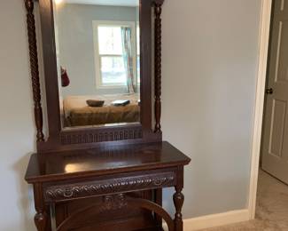 Magnificent Antique table/mirror!
