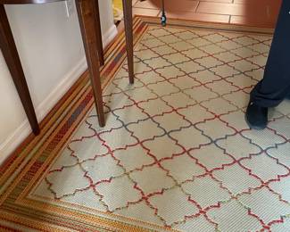 3 matching in or out door rugs