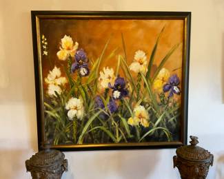 Jerry Georgeff Colorado Artist - Commissioned Floral Painting - $1200 (30" X 42") - original cost of $5700