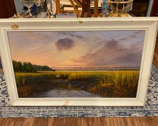 Douglas Grier Charleston Artist - Original Oil on Canvas - $3200 (27” x 48”) - original cost of $7000