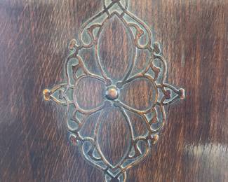 #55 Wood wardrobe with one door and full length mirror - ornate wood carvings - 47x74.5x18 $ 75.00