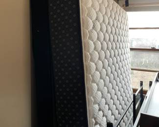 #62 Cooltex Mattress and Box Spring Queen - Like New $ 200.00