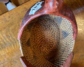 #42 Weaved Chicken Bread Basket $ 25.00