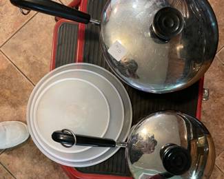 #10 Revereware Lidded Cookware (2Qt. 1Qt.) $ 20.00