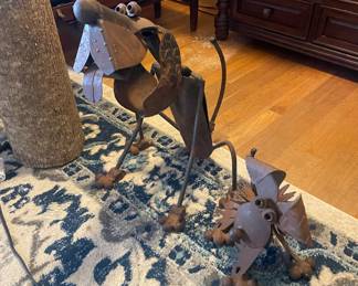 #71 Metal Dogs - Yard Art $ 100.00