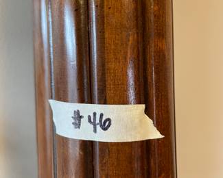 #46 4 post wood bed frame - Full size (AS IS) - 64x86 $ 100.00