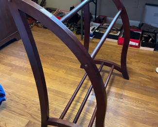 #56 Wood quilt rack - 3 racks- 30x36x16 $ 60.00