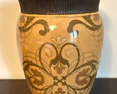 Stunning Vase by B. Smith that measures 10.5 inches tall. Gorgeous design!