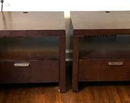 Pair of Ethan Allen Nightstands / Side Tables, each measuring 16 x 24 x 21 inches. Light wear. Great looking tables! 
