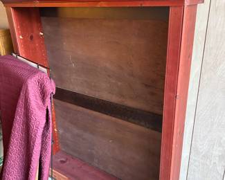 This shelf attaches to a chest $125 or best offer beautiful piece. All shelves are there