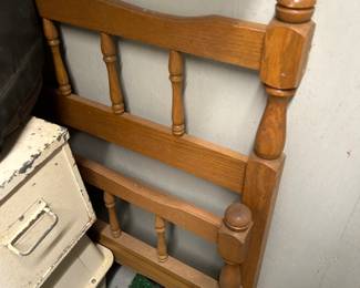 Twin headboard and frame $25