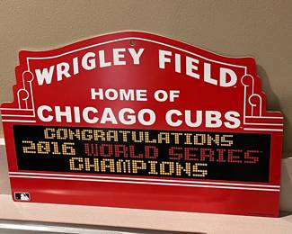 Wrigley field Chicago cubs sign