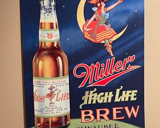 Miller beer sign 