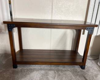 Farmhouse Industrial Wood TV Stand / Console Table