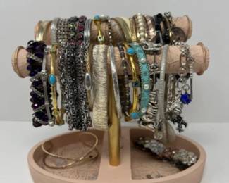 Modern & Vintage Bracelets - Italian Sterling Wire Wrap Bracelet