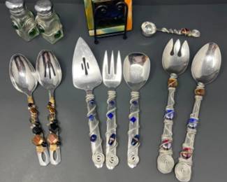 Bedazzled Servingware & Art Glass Coasters