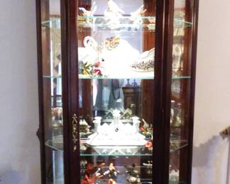 Chippendale style Lighted Display case