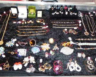 14K gold, Sterling & Costume Jewelry