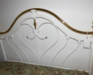 Wrought Iron/Brass Full Headboard