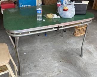 50's chrome kitchen table