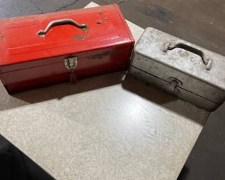 Vintage Metal Tool Boxes