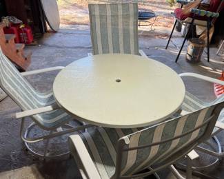 Patio Table and Four Chairs
