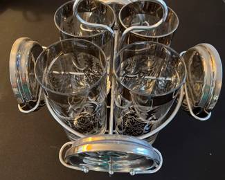 MCM Low Ball Glass Set