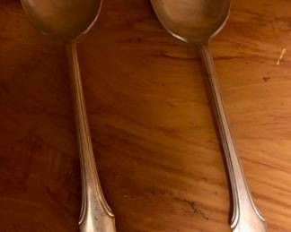 2 Large serving spoons