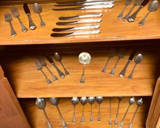 Just unpacked this huge amount of Wallace Grand Colonial Sterling with no monograms.