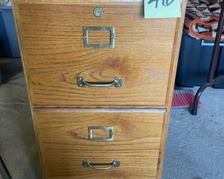 Wooden File Cabinet
