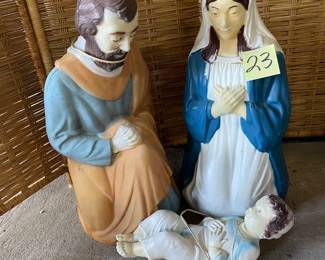 Nativity Blow Molds