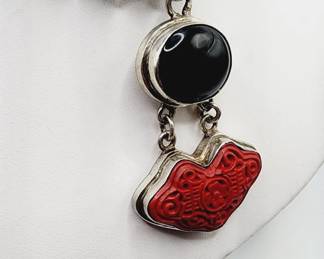 sterling crystal necklace