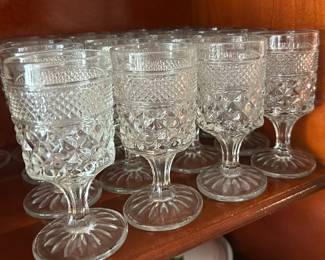 Set Of 13 Anchor Hocking Juice Glasses   $89