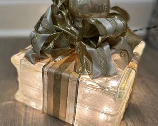 Lighted Christmas Gift Decor   $18