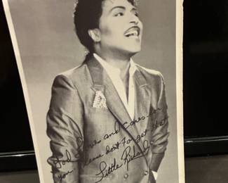 Autographed Little Richard   $50