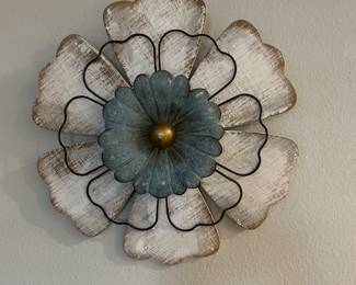 Blue Flower Wall Art   $19