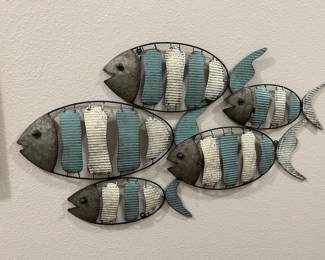 Metal Fish Wall     $24