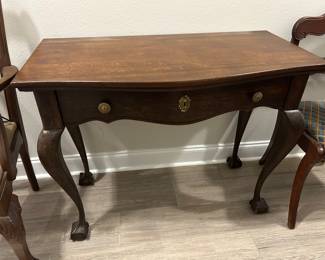Antique Ball & Claw Foot Desk    $585