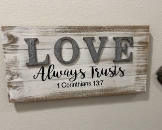 Love Wall Art    $14