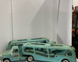 Buddy L vintage car haulers (2)