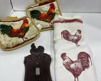 Cast iron rooster light switch cover and more