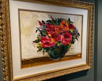 Original acrylic on canvas by Maria Rosenberg with letter of authenticity