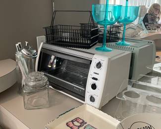 Judaica plates and accessories - lots more availalbe too,   toaster oven, and party supplies