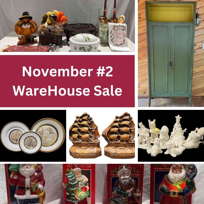 November 2 Warehouse Sale in Coon Rapids, MN starts on 11/11/2023